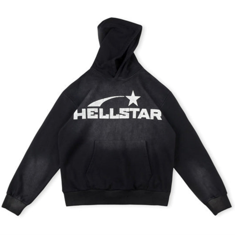 Hellstar Studios 2024 새로운 후디 블랙 다섯개 별